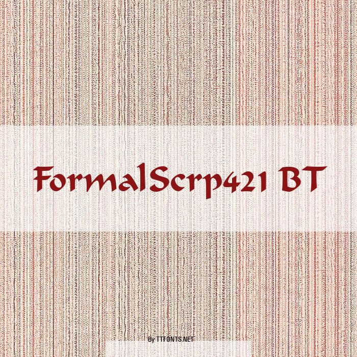 FormalScrp421 BT example